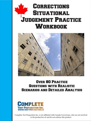 cover image of Corrections   Situation Judgement  Practice Workbook